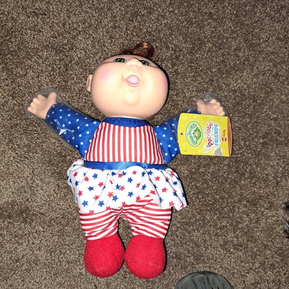 NWT Cabbage Patch Kids 2015 USA Patriotic Friends Collectable Helpers Doll #174 - Picture 13 of 13